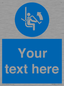 Custom Mandatory: Open safety bar of chairlift